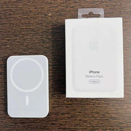Magnetic Wireless Power Bank 10000mAh MagSafe Compatible – White with Box