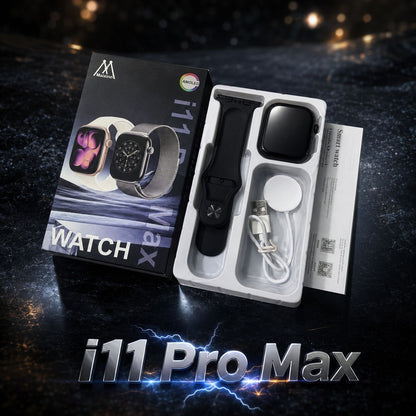 i11 Pro Max Smart Watch box and accessories