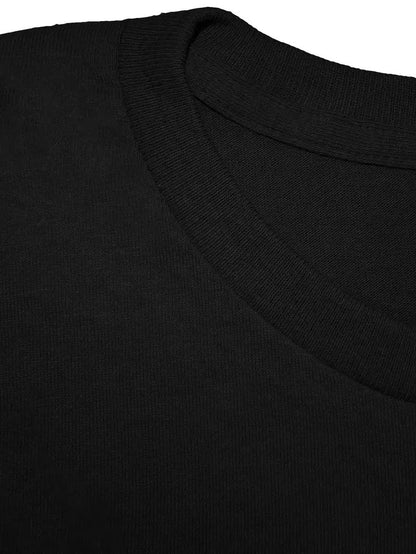 FILA Navy Blue Printed Round Neck T-Shirt | Premium Cotton Blend | S M L XL | Btssameroo