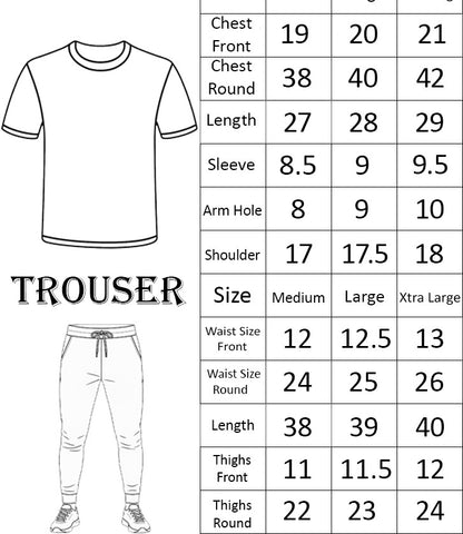 Avengers Track Suit – Black T-Shirt with Black Jogger – Flat Lay