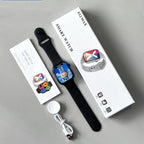 S12 Max Smart Watch with grey strap and box