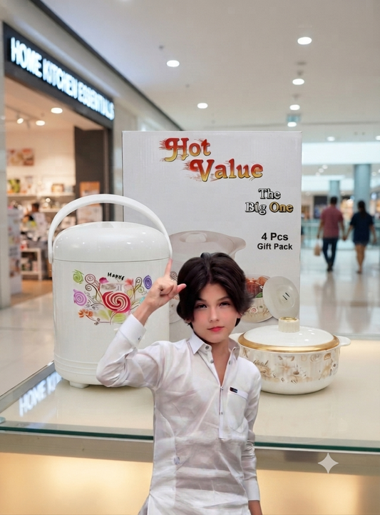 Hot Value The Big One 4 Pcs Gift Pack - thermal carrier and serving bowls set