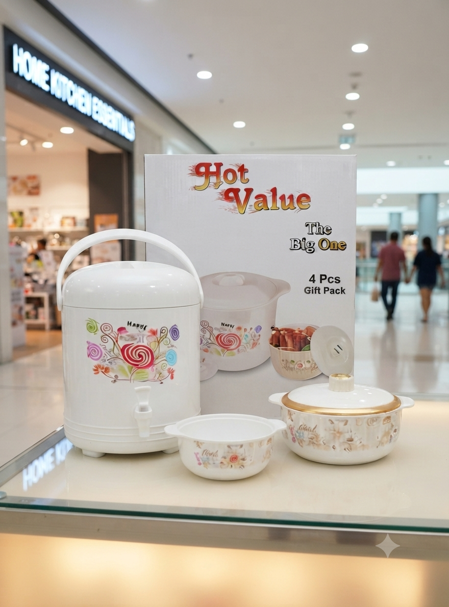 Hot Value 4 Pcs Gift Pack display in store with product box