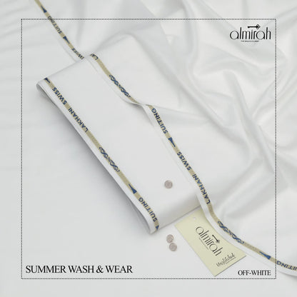 Tropical Wash & Wear Fabric - Olive Color with Branded Packaging