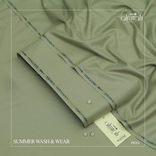 Tropical Premium Summer Wash & Wear Unstitched Fabric – 17 Colors | 4 Meters