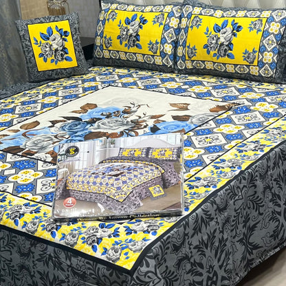 3D Panel Bedsheet Design 10