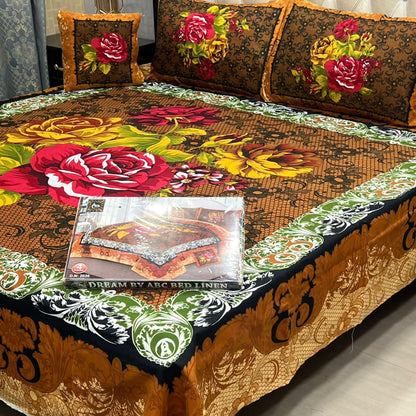 3D Panel Bedsheet Design 7
