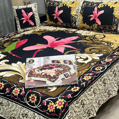 3D Panel Bedsheet Design 8