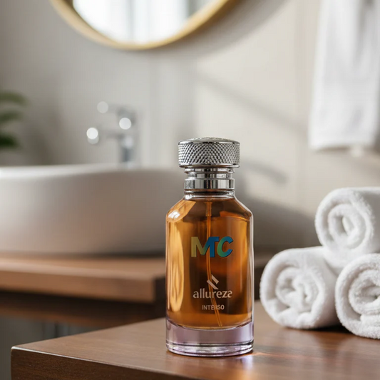 MTC Allureza Intenso bottle close up view