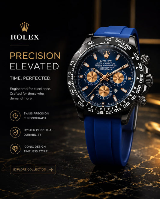 Rolex Daytona Blue Dial on Wrist
