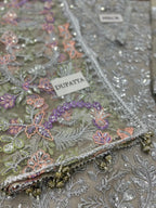 Luxury Net Suit - Model Full Length Front View Angle 2
