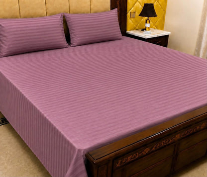 King Size Pure Cotton Bed Sheet 3Pc Set | Export Quality | 10 Designs | 90x95"