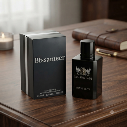 Btssameer Black is Black EDP – Box and Bottle Front View