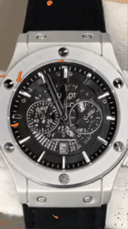 Hublot Big Bang Chronograph Watch - Blue Leather Strap