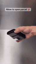RFID Blocking Card Holder Wallet – Leather & Aluminum | Black & Brown