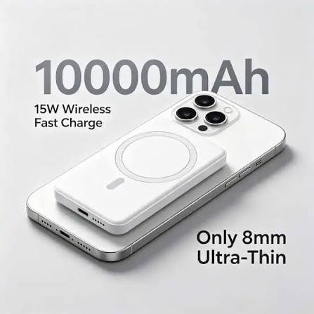 MagSafe Wireless Power Bank for iPhone 10000mAh | Fast Charging | Portable | Btssameroo