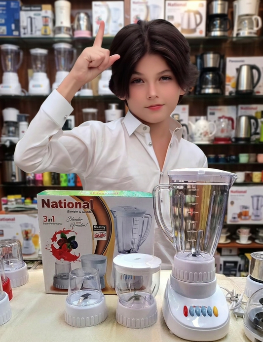 National 3-in-1 Blender & Grinder – Super Performance