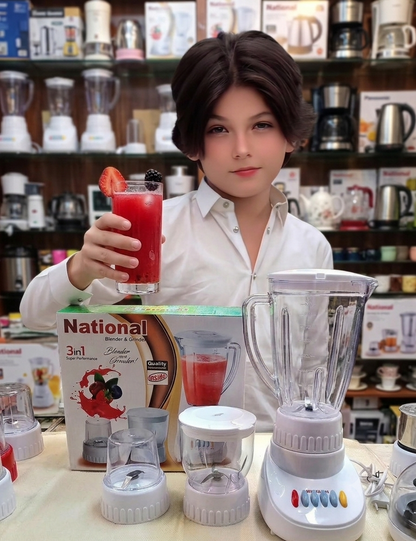 National 3-in-1 Blender & Grinder – Super Performance