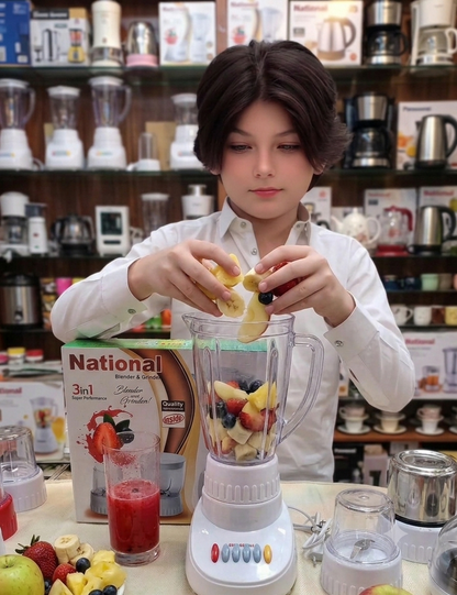 National 3-in-1 Blender & Grinder – Super Performance