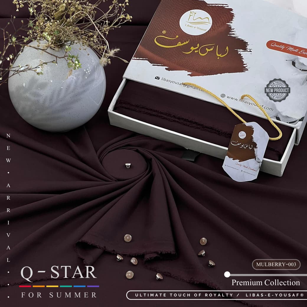 Man wearing black Q-Star premium shalwar kameez in luxury mall