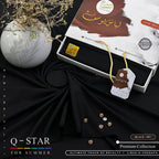 Q-Star premium shalwar kameez fabric close-up texture