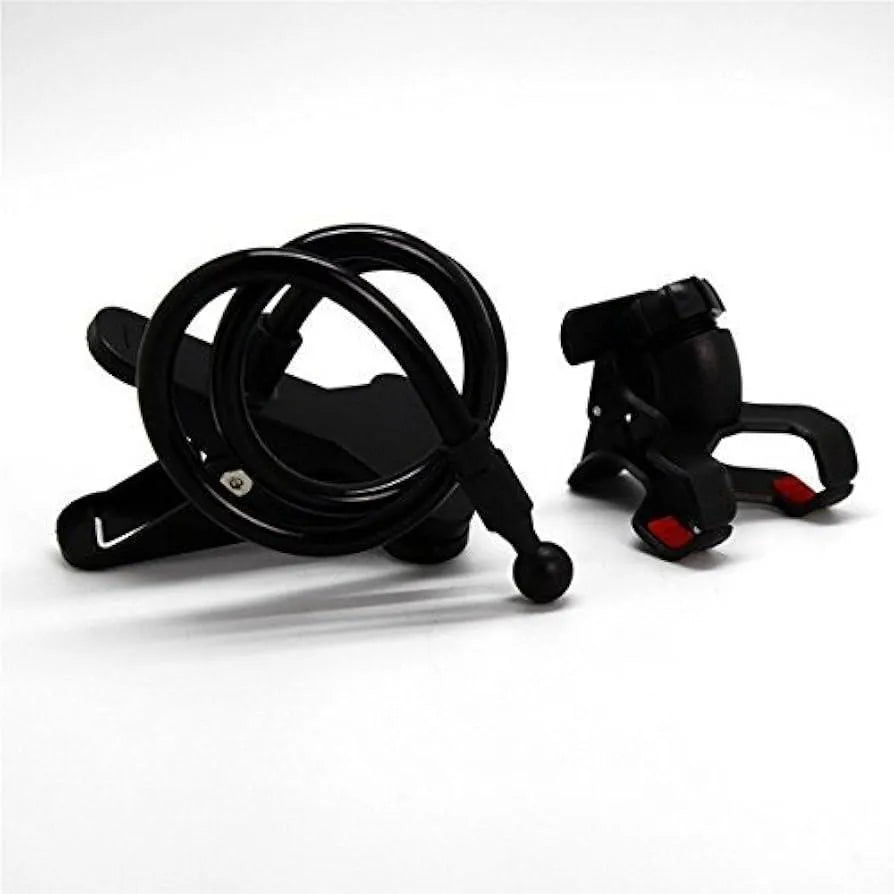 Flexible mobile holder with USB LED light front view