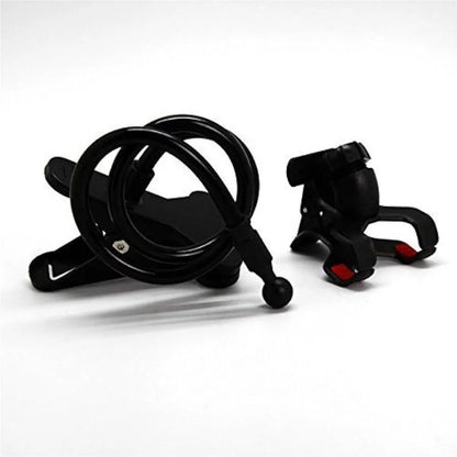 Flexible mobile holder with USB LED light front view