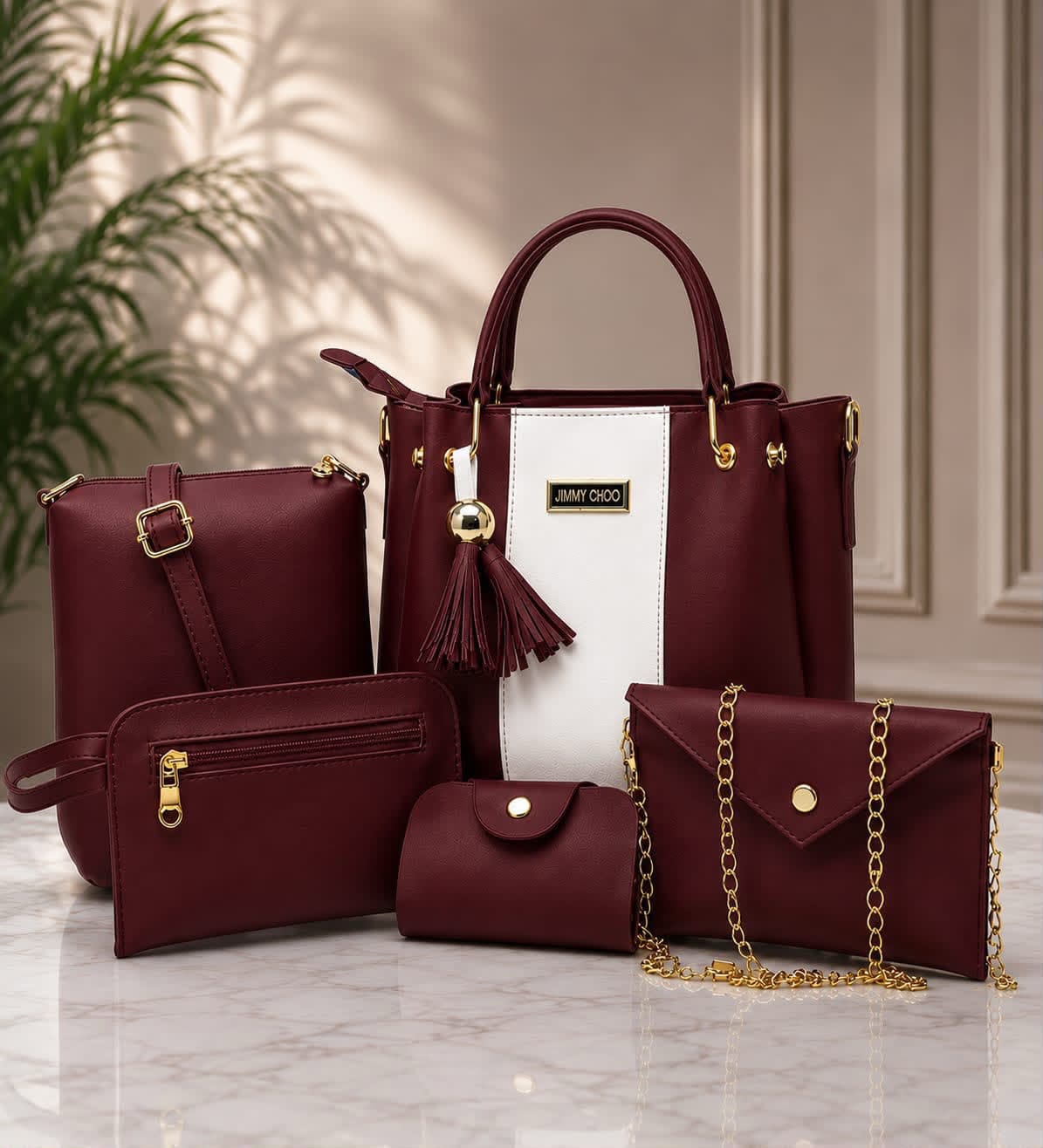 Jimmy Choo 5Pcs Shoulder Bag - Detail View 1
