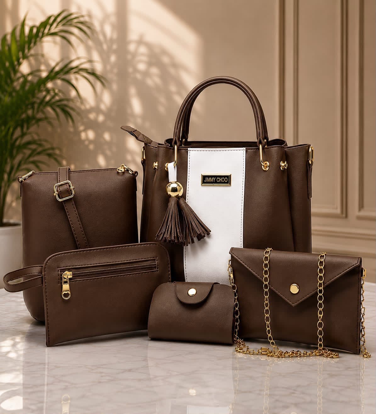 Jimmy Choo 5Pcs Shoulder Bag - Detail View 3