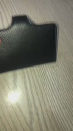 RFID Blocking Card Holder Wallet – Leather & Aluminum | Black & Brown