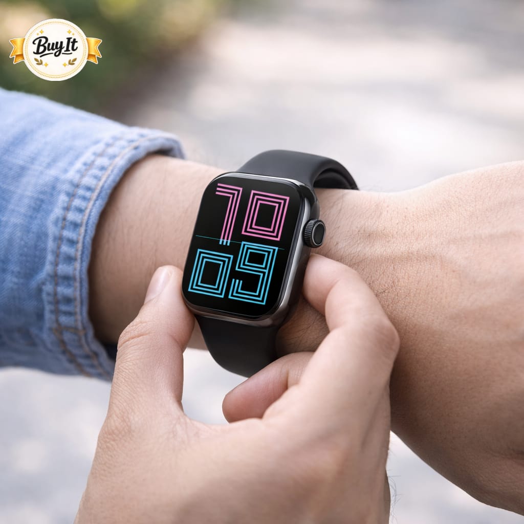 S2000 Pro Smart Watch with 7 straps
