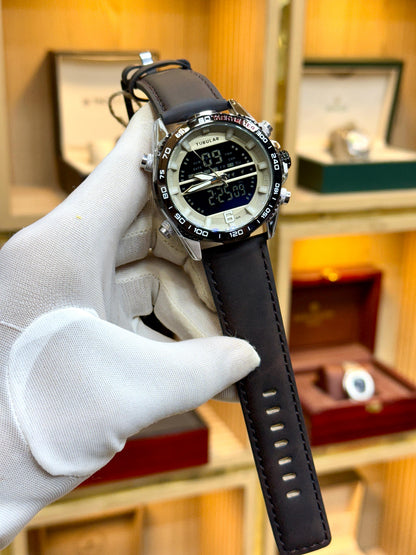 Dual Display Sports Watch - Side View