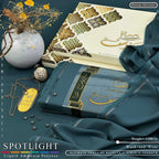 Spotlight Premium Wash & Wear Fabric - Azure Blue with Branded Box